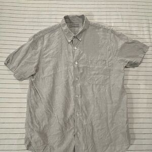 Men's Short Sleeve Everlane Linen Button Up